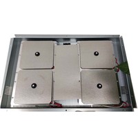 Cuisinière à induction 8000W Cuisinière électrique à induction à quatre brûleurs cachée