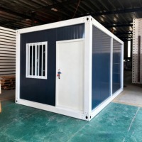 Maison conteneur compacte et modulaire avec panneaux sandwich, design ferme, livraison rapide et garantie de plus de 5 ans