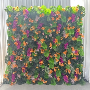 A-FW112 High Quality pink 8*8f Artificial <b>Flowers</b> <b>Wall</b> 5d <b>Flower</b> <b>Wall</b> Backdrop Cloth Backing <b>Flower</b> <b>Wall</b> for Wedding <b>Decor</b> - Product Image 2