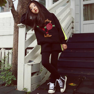 เสื้อฮู้ดแบบเรียบง่ายและกางเกงฮาเร็มลำลองสำหรับเด็กผู้หญิง ช้อปปิ้งออนไลน์สำหรับเด็ก ชุดเซ็ตเด็ก ซื้อจำนวนมากจากจีน - Product Image 4