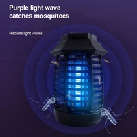 Piège à insectes électronique JZ, sans fil, écologique, en plastique, sans danger, pour l'intérieur, lampe anti-moustiques électrique
