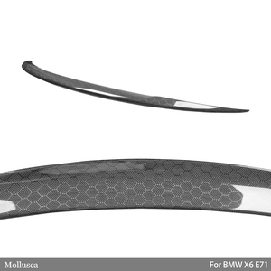 For E71 P Style Honeycomb Carbon Fiber <b>Rear</b> <b>Spoiler</b> Trunk Wing 2007-2014 - Product Image 4