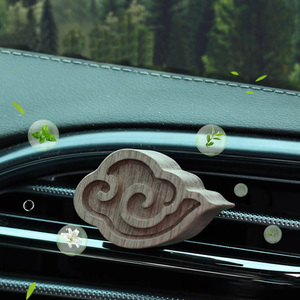 With Premium Magnetic Gift Box Printing Logo <strong>Refillable</strong> Wooden <strong>Car</strong> Vent Clip Perfume <strong>Car</strong> Air Freshener Luxury - Product Image 1