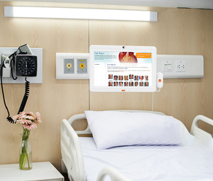Treo Tường Chăm Sóc Sức Khỏe Telehealth Y Tế Cấp Bệnh Viện Android Máy Tính Bảng Với Máy Ảnh Cho Giám Sát Y Tế Hồ sơ Và Dữ Liệu - Product Image 2