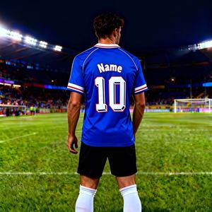 Camiseta de Fútbol Retro Francesa de 1998, Versión de Jugador, Ropa de Fútbol Vintage Personalizada de Alta Calidad Tailandesa al por Mayor - Product Image 1