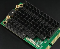 Tarjeta de Red Inalámbrica Externa Mikrotik R11e-5HnD de Alta Potencia 802.11a/n de Doble Cadena MiniPCI-e 500mW 300Mbps 2x MMCX 5w