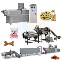 Usines de fabrication d'aliments pour animaux de compagnie, ligne de production complète, machine de fabrication d'aliments en granulés pour chiens et chats, extrudeuse d'aliments pour animaux de compagnie