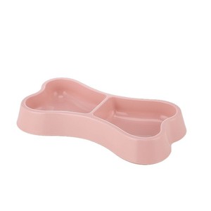 Harry YaYa Bone Pet Bowl <b>Feeder</b> PP Material Pink Blue Green For Dog <b>Cat</b> Food Feeding - Product Image 3