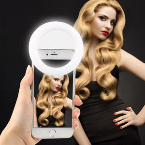 Durable LED <span class=keywords><strong>selfie</strong></span> téléphone anneau lumière clignotant LED lumières pour Photographier sur Les Téléphones Mobiles - Product Image 1