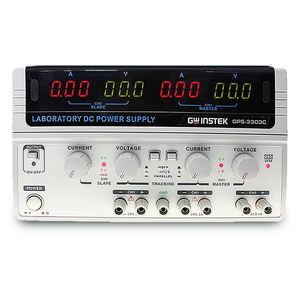 GW Instek GPS-3303C Triple Output Linear Power Supply 195W 0-30V/3A <b>5V</b>/3A Fixed 1.5-Year Warranty for Measurement GPS-3303C GW I - Product Image 1