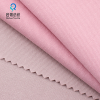 Stock d'usine écologique Parker coton tissu Double chaîne sergé lavé crêpe pour vêtements literie maison Textile rideaux