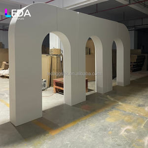 Decoración de Escenario de Boda Personalizada LEDA, Fondo Blanco para Boda, Arco, Soporte de Acrílico para Fondo, Decoración para Eventos de Boda - Product Image 3
