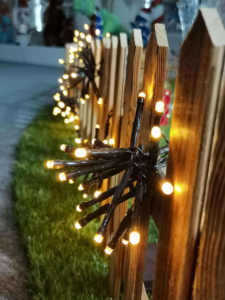 Lampu Led Natal taman, lampu LED Natal luar ruangan baterai pernikahan teras 120l 6 kaki 1.8M - Product Image 3