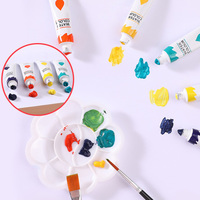 2022 nouveaux cadeaux beau pack 53 pièces Non toxique enfants boîte en bois aquarelle stylo couleur crayon Art dessin ensemble peinture ensemble