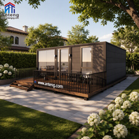 Maison conteneur pliable et extensible de 20 et 40 pieds, unité d'habitation préfabriquée mobile certifiée