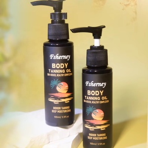 Huile bronzante pour peau brune foncée de marque privée autobronzante naturelle bio longue durée à l'huile bronzée - Product Image 1