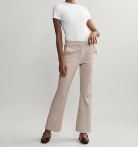 Pantalones de Oficina para Mujer, Cintura Elástica Doble, Antiarrugas, Antiestáticos, Estampado Digital, para Verano - Product Image 2