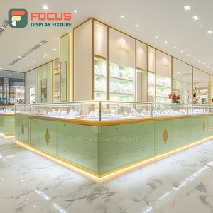 Vitrine de luxe pour bijoux d'aéroport, surface polie, vitrine pour bijouterie - Product Image 5