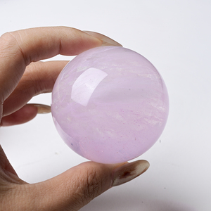 Esfera <span class=keywords><strong>de</strong></span> <span class=keywords><strong>Cristal</strong></span> <span class=keywords><strong>Rosa</strong></span> Premium para Curación Espiritual y Regalos - Product Image 3