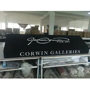 Wareda Customized Sizes Waterproof and UV Resistant Acrylic Fabric Fixed Aluminum FrameProch Awning for Cafes