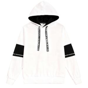 เสื้อมีฮู้ดแขนยาวทรงหลวมแฟชั่นฮิปฮอปของผู้ชายปักลาย3D TKAN179D ออกแบบได้ตามต้องการ - Product Image 2