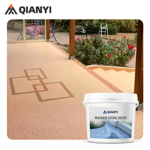 Piso de estacionamiento para automóviles de protección ambiental, hormigón estampado, piedra lavada, resina, piedra lavada con resina - Product Image 3