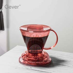 Cafetera de Inmersión Especializada de Alta Calidad, Translúcida, Rosa, Trapezoidal, Libre de BPA, para Salas VIP, Venta al Por Mayor - Product Image 4