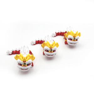 Articles imprimés en 3D OEM, Danse du Lion, Licorne, Figurine mobile porte-bonheur, Ornement de voiture jouet pour enfants, Cadeau, de l'usine source chinoise - Product Image 2