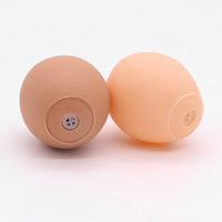 Juguetes Masticables para Perros y Gatos, Duraderos y Ecológicos, de Vinilo PVC, Simulación de Huevos, 4x5cm, Resistentes a Mordidas, Autoajustables, Alivian el Estrés