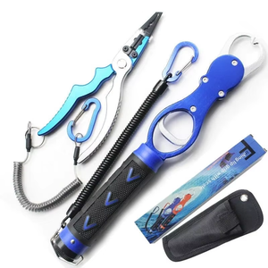 C อุปกรณ์ตกปลาคีมอลูมิเนียมแยกแหวนตกปลาพร้อมปลอก - Product Image 1