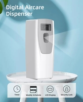 Diffuseurs d'arômes en aérosol LCD pour toilettes et ascenseurs Distributeur automatique de désodorisant programmable LCD pour hôtels