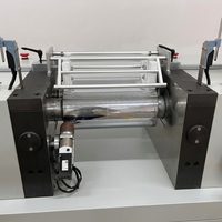 Machine à mélanger le caoutchouc à deux rouleaux ZS-401 pour laboratoire, contrôlée par PLC, pour la recherche et le développement, l'enseignement et la production en petites séries