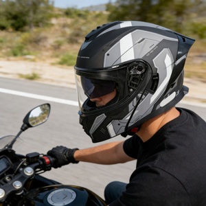 Casco Modulare Unisex Bestseller in ABS per Ciclismo e Moto, Caschi Aperti per Adulti, Produzione Personalizzata - Product Image 1