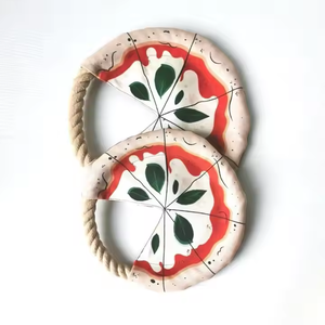 Giocattoli per animali domestici interattivi per addestramento cane all'aperto accessori per animali domestici in poliestere cotone corda disco volante giocattoli promozionali - Product Image 1