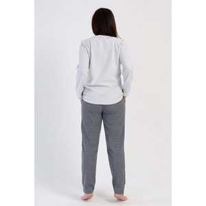 Women'sJacquard Interlock Plus Size XXL Pajama Set Boat Neck Off-Shoulder <b>Long</b> Sleeve Oval <b>Skirt</b> with Pockets - Product Image 1