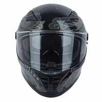 Casque de moto intégral homologué DOT BK800, double visière pour la course professionnelle, casque en ABS résistant aux chocs