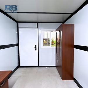 บ้านสำเร็จรูปพับได้แบบ Z X ขนาด 20 ฟุต สำหรับพักคนงาน แคมป์ปิ้ง สำนักงานสำเร็จรูปแบบพับได้ บ้านคอนเทนเนอร์มาตรฐาน - Product Image 3