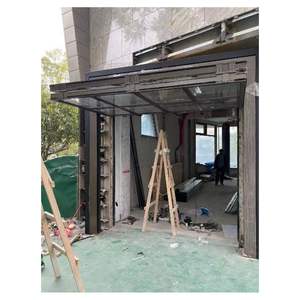 PRIMA Serrure de <span class=keywords><strong>porte</strong></span> de <span class=keywords><strong>garage</strong></span> en verre en alliage d'aluminium sur mesure Garages pliants populaires Portes de <span class=keywords><strong>garage</strong></span> étanches à <span class=keywords><strong>ouverture</strong></span> automatique - Product Image 6