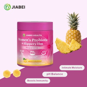 Private Label Supplementen Vrouwen Probiotica Slippery Elm Poeder Supplement Gummies Versterken Immuniteit Balanceren pH-niveaus Probiotica Vrouwen - Product Image 3