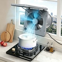 Ventilateur d'extraction industriel à faible bruit, de type carré, à forte puissance, pour entrepôt, atelier, refroidissement d'air