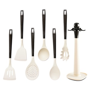 7 Pieces Silicone <b>Kitchen</b> Utensils Set Spatula Spoon Ladle <b>Kitchen</b> <b>Gadget</b> Cooking Utensils for <b>Kitchen</b> - Product Image 1