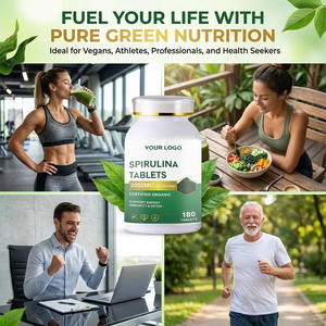 <span class=keywords><strong>Comprimés</strong></span> d'extrait de Phycocyanine, <span class=keywords><strong>Spiruline</strong></span> Bleue et Chlorelle OEM – Prix compétitif – 300mg, 500mg – Complément alimentaire – <span class=keywords><strong>Spiruline</strong></span> biologique chinoise pour poissons - Product Image 3