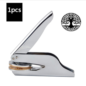 Herramienta de Marcado y Grabado Manual con Sello de Acero para Logotipos Metálicos Personalizados, con Recubrimiento de Níquel Negro, Modelo SY-2642, Diseño Antiguo para <span class=keywords><strong>el</strong></span> Día Nacional - Product Image 1