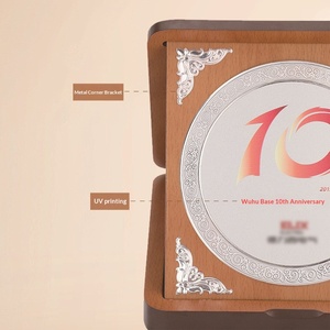 Boîte à médailles pliable personnalisée avec impression UV, modèle LX-JP059, pour récompenses, cadeaux d'affaires, honneurs de <span class=keywords><strong>retraite</strong></span> des enseignants - Product Image 4