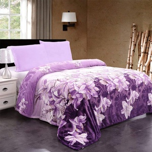 Giá Tốt Nhất Hoa Tùy Chỉnh In Flannel Lông Cừu Giường Chăn Tại Trung Quốc - Product Image 3