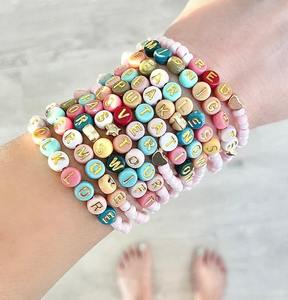 Pulseras de Cuentas Acrílicas Coloridas al por Mayor, Pulseras Personalizadas con Letras de <span class=keywords><strong>Taylor</strong></span> <span class=keywords><strong>Swift</strong></span> para Conciertos, Pulseras de Amistad para Mujeres y Hombres - Product Image 3