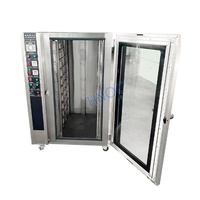 Four à convection commercial HNOC 50 kg/h, plateau 400*600 mm, double alimentation gaz/électrique 300 ° Machine à pâtisserie industrielle C