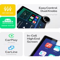 10.33 ''système multimédia automobile écran de voiture Dsp Car Play Android Auto Diamond Ai Infinite double bouton autoradio Android
