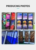 4K LCD-дисплей для помещений, 75 дюймов, высокая яркость, разрешение 3840x2160 пикселей, напольная стойка, для лифтов