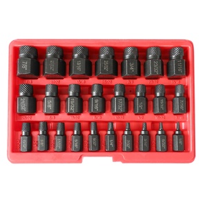 25pcs Extracteur de Boulons Multi-Splines Extracteurs de Boulons CR-MO Boulons pour Enlever les Goujons Cassés Boulons <span class=keywords><strong>Vis</strong></span> à Douille - Product Image 6